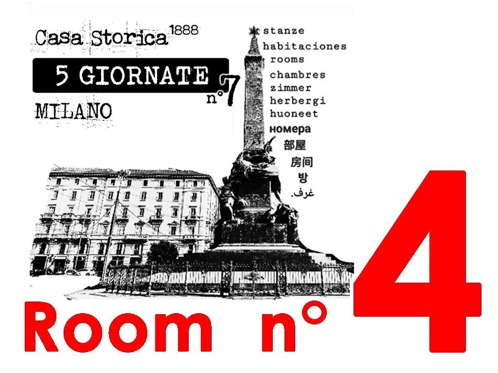 Gasthof Hotel Casa Storica Piazza 5 Giornate Mailand